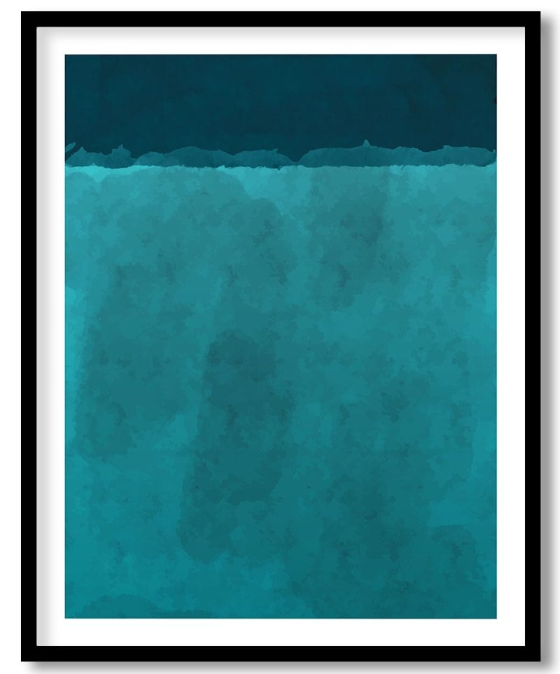 Mark Rothko ocean blue painting