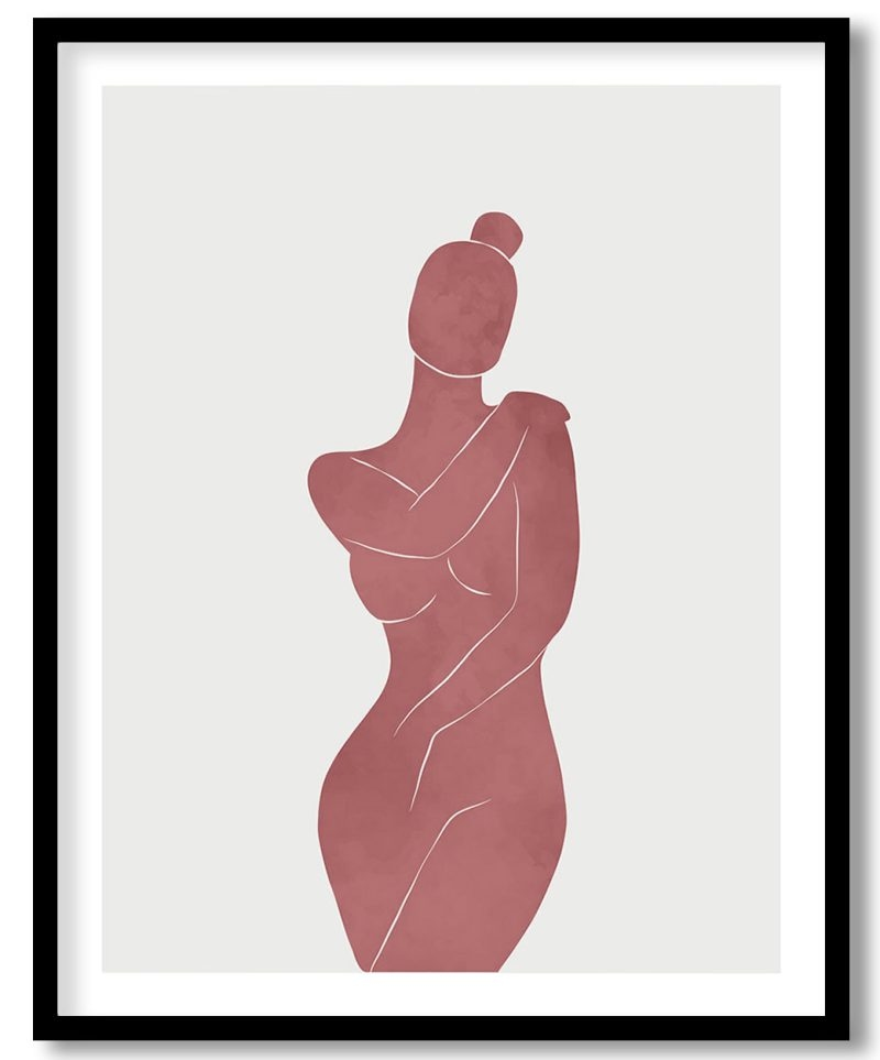 Woman in sexy standing position