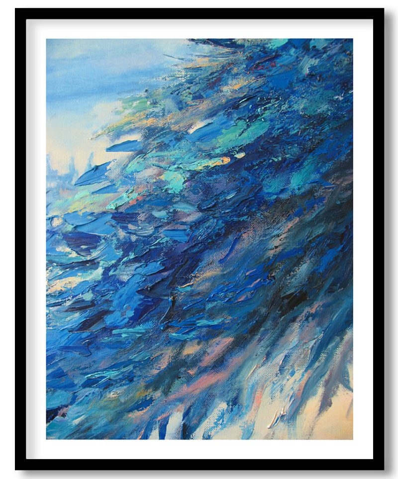 The Part of Blue Pine Tree