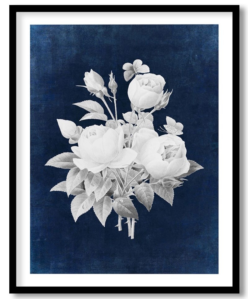 Yellow rose botanical - Indigo Pressed