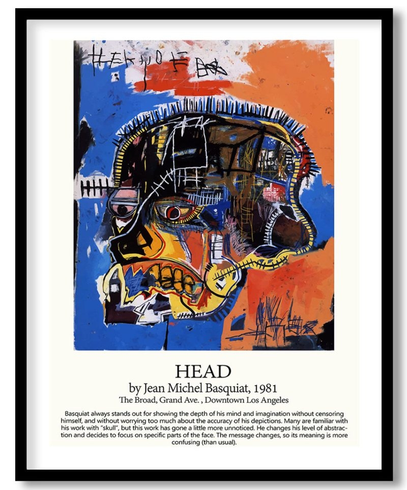 Head by jean michel basquiat (1981)