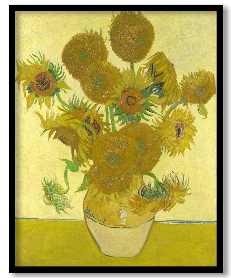 Sunflower by Vincent van gogh