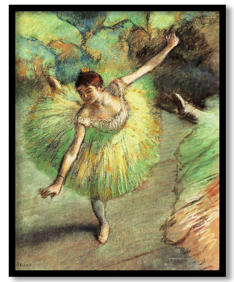 Dancer tilting by Edgar Degas (1883)
