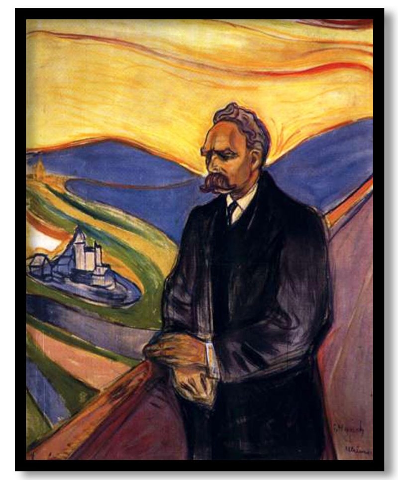 Friedrich nietzsche by Edvard Munch (1906)