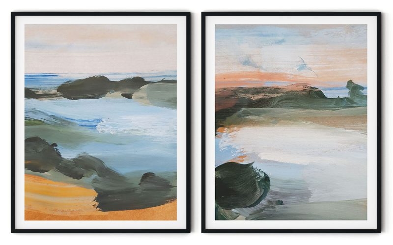 Harsh brushed abstract