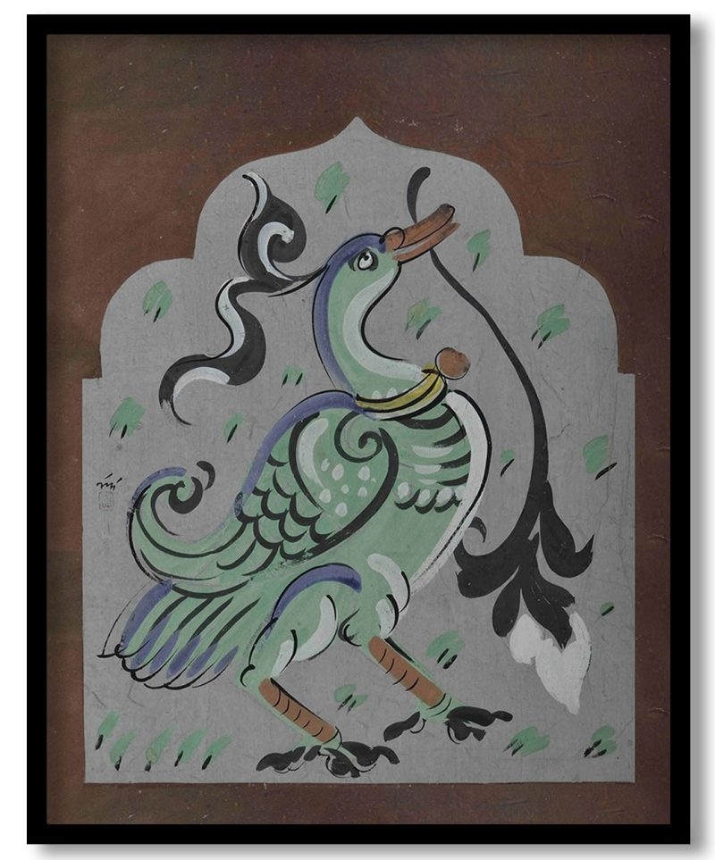 Swan by Nandalal Bose (1937)