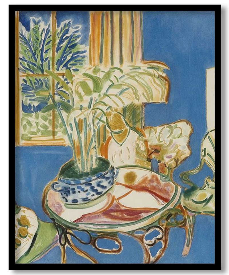 Blue Interior by Henri Matisse (1947)
