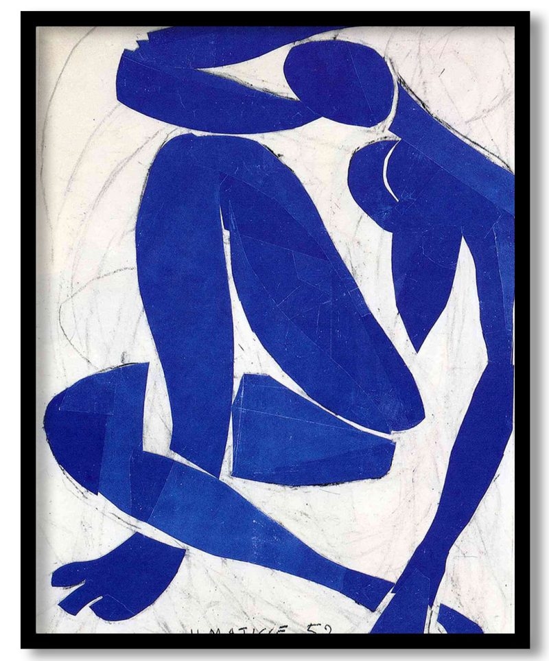 Blue Nude IV by Henri Matisse (1952)
