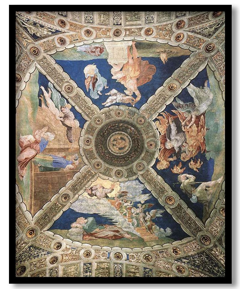 Ceiling by Raphael (1513-1514)