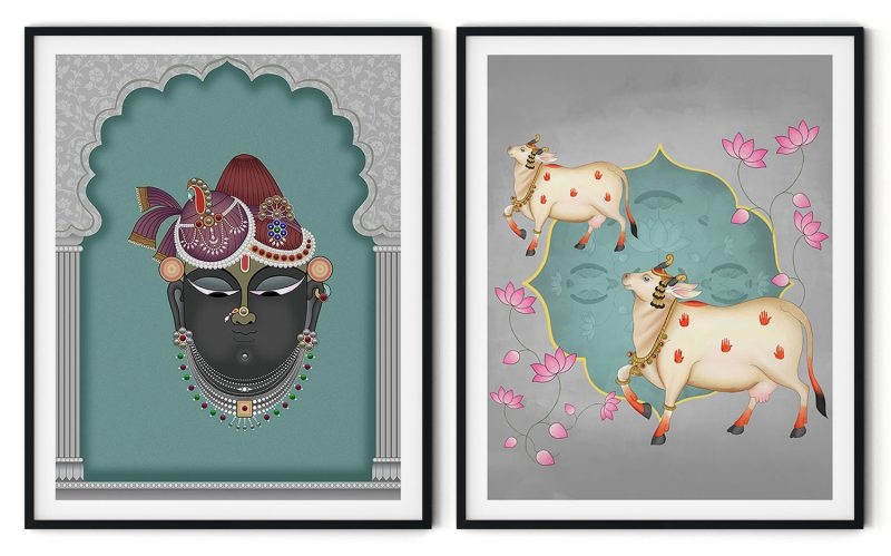 Set of 2 Shri nathji
