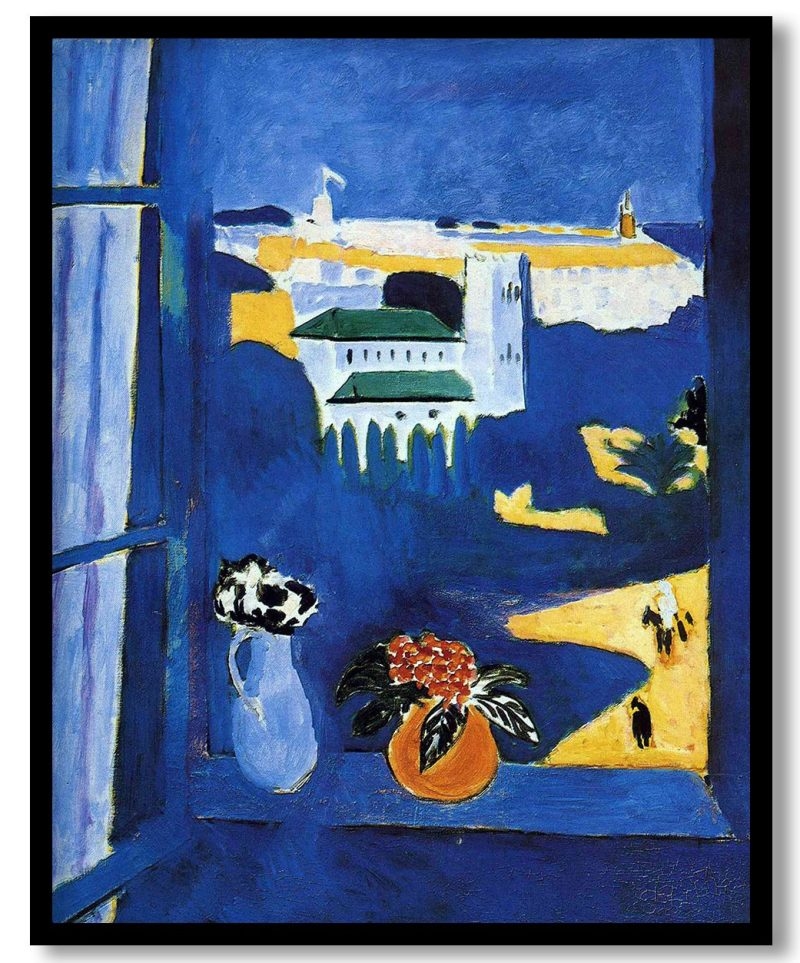 Landscape viewed from a Window by Henri Matisse (1913)