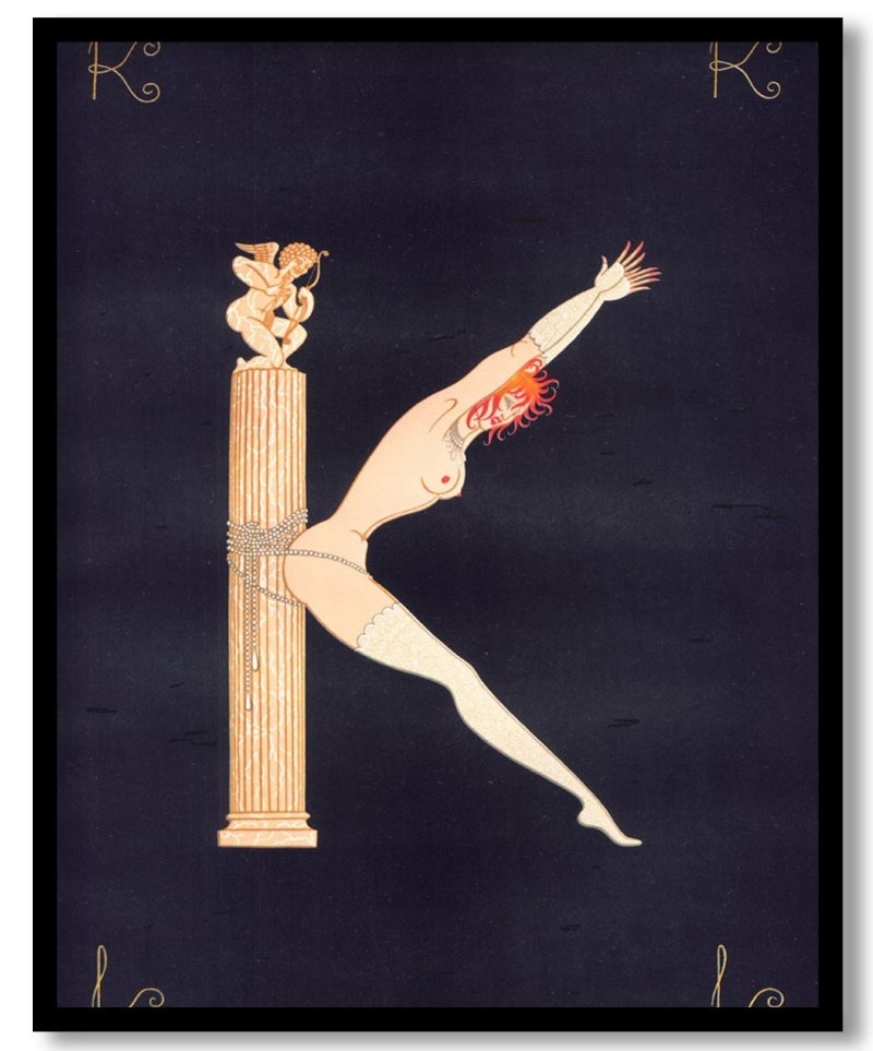 Prisoner of Love by Erte (1983)