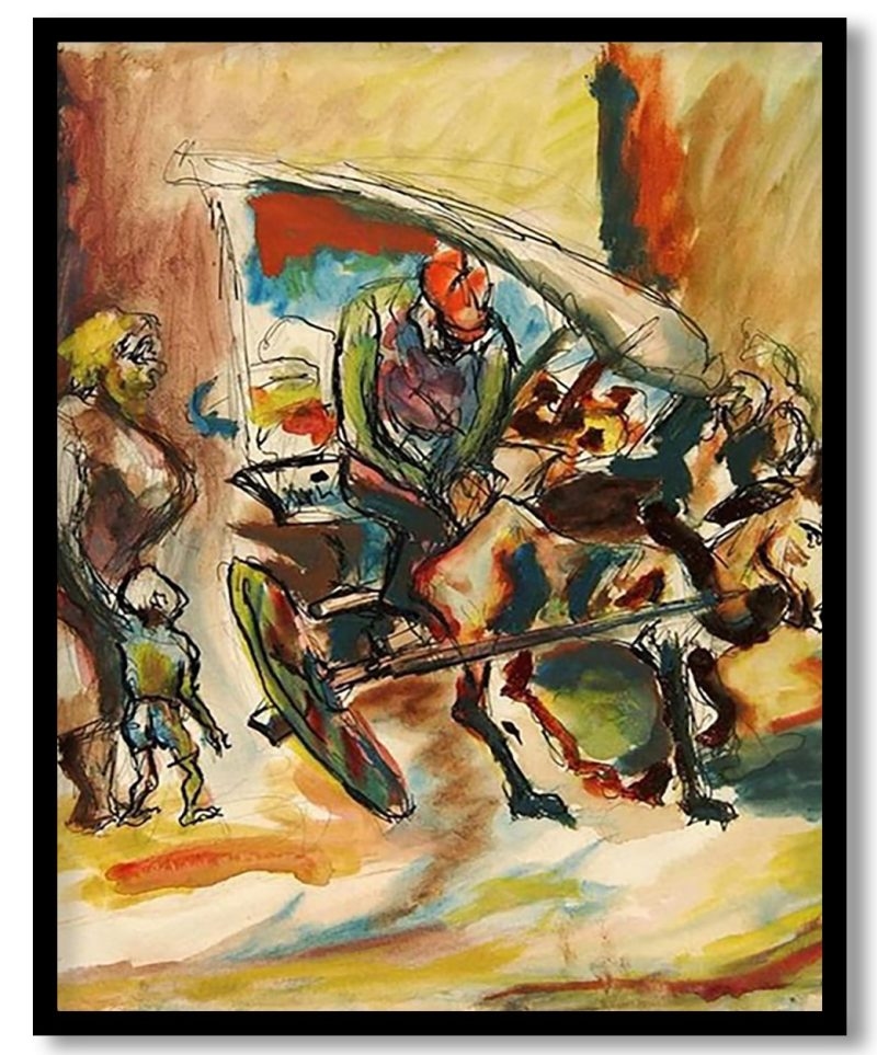 Peddler by Jackson Pollock (1930 1935)