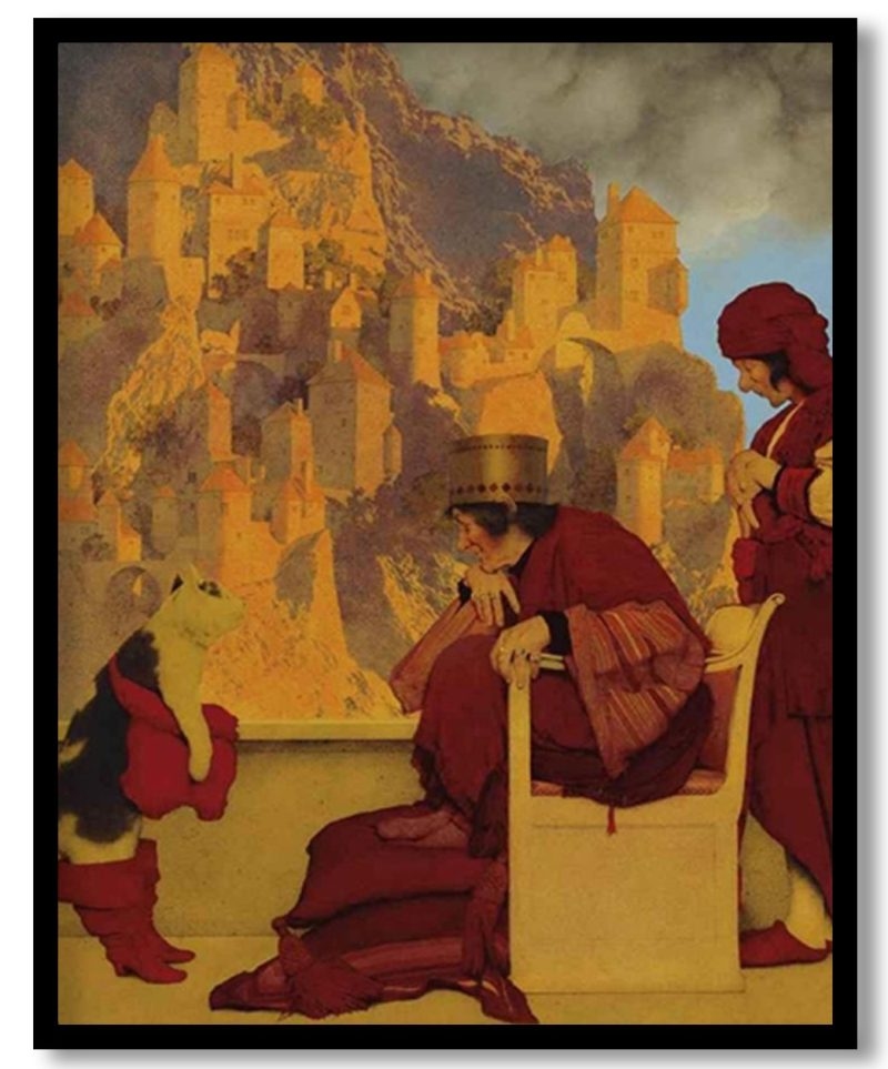 Puss in Boots by Maxfield Parrish (1913)
