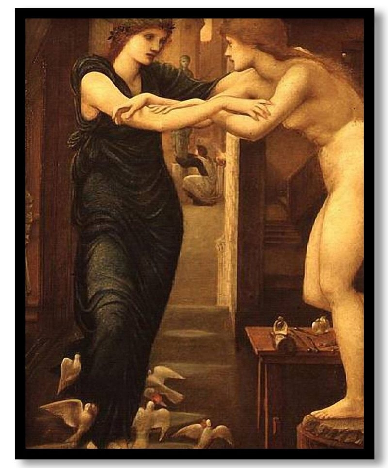 Pygmalion and the Image III_ The Godhead Fires by Edward Burne Jones (1868 1869)