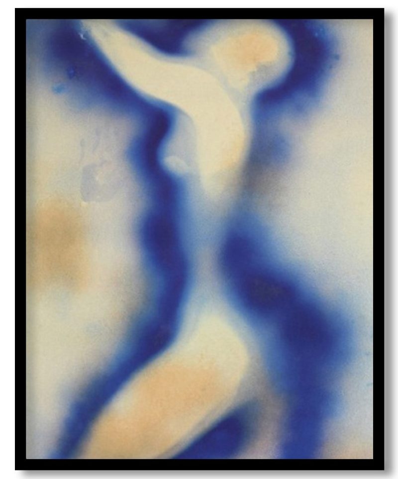 Relief sponge by Yves Klein