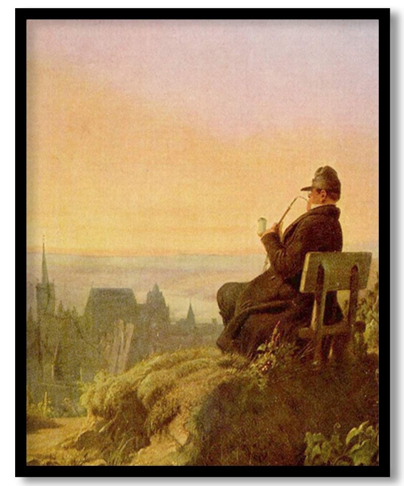 Resting on the Vine by Carl Spitzweg (1845)