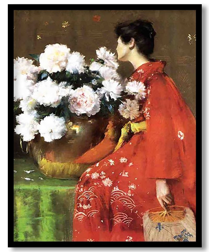 Peonies by William Merritt Chase (1897)