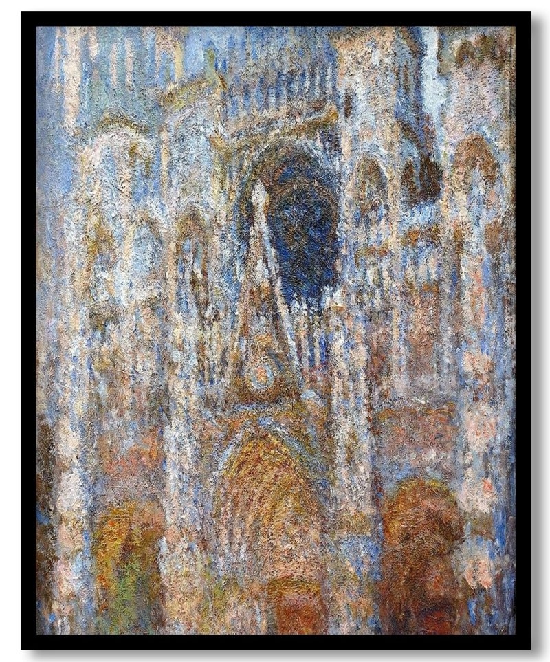 Rouen Cathedral, Magic in Blue by Claude Monet (1894)