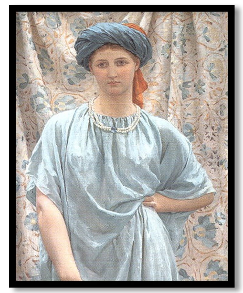 Sapphires by Albert Joseph Moore (1877)
