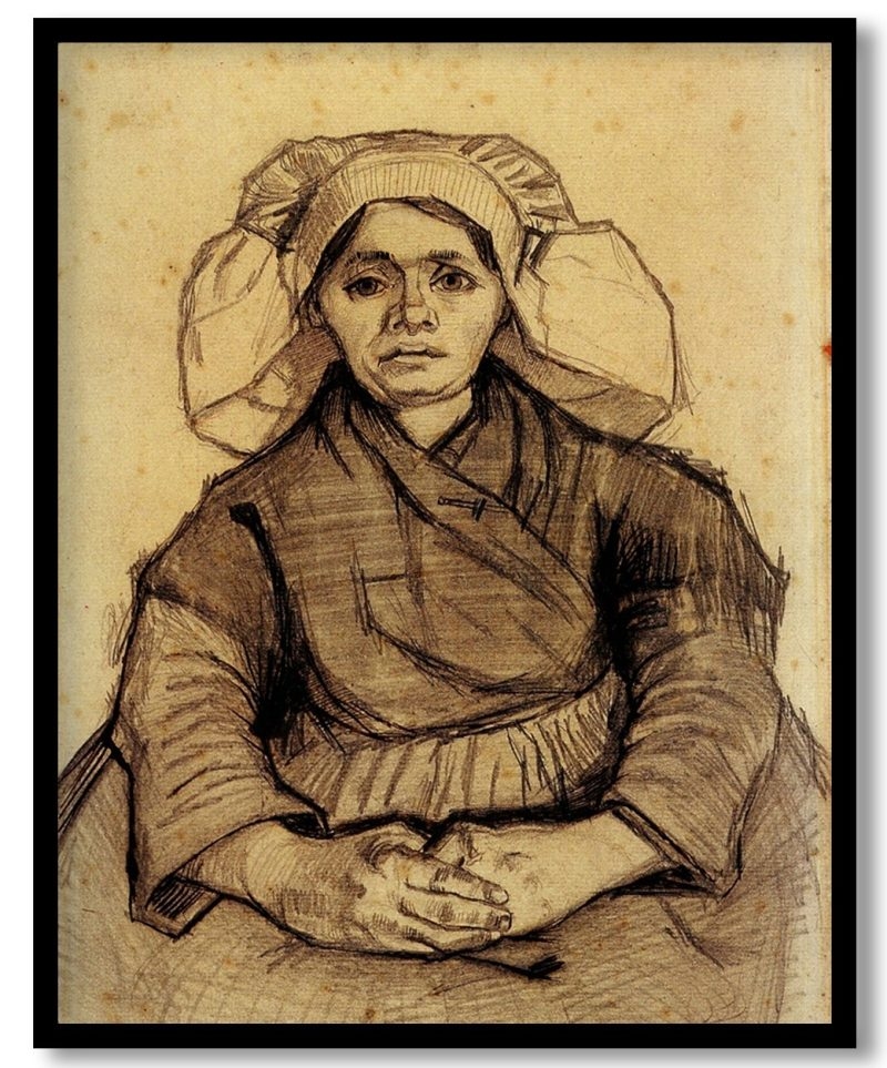 Seated Woman by Vincent van Gogh (1885)