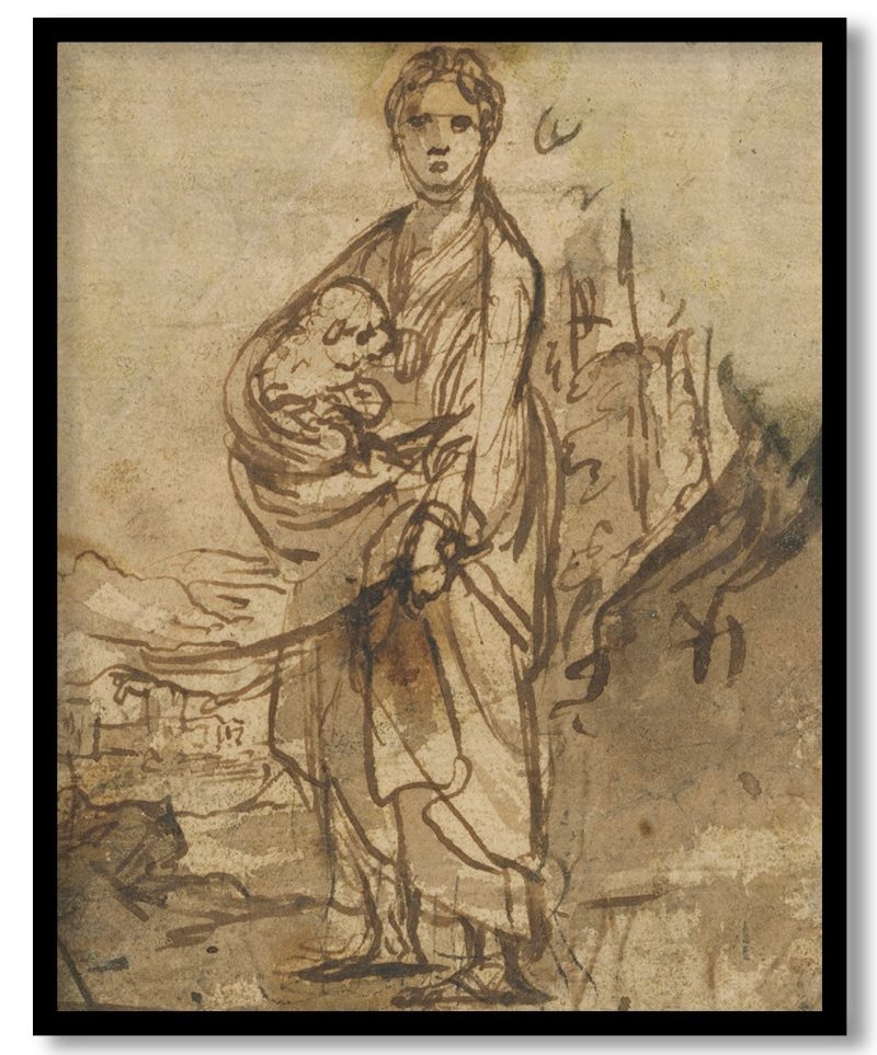 Saint Agnes by Adam Elsheimer (Unknown)