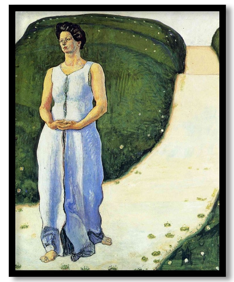 Silence of the Evening by Ferdinand Hodler (1904)