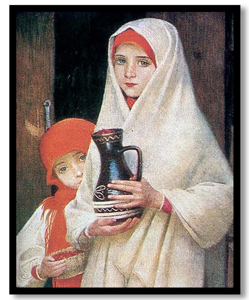 Slovak Girls by Marianne Stokes (1905)