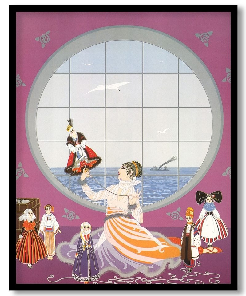 Russian Dolls by Erte (Unknown)