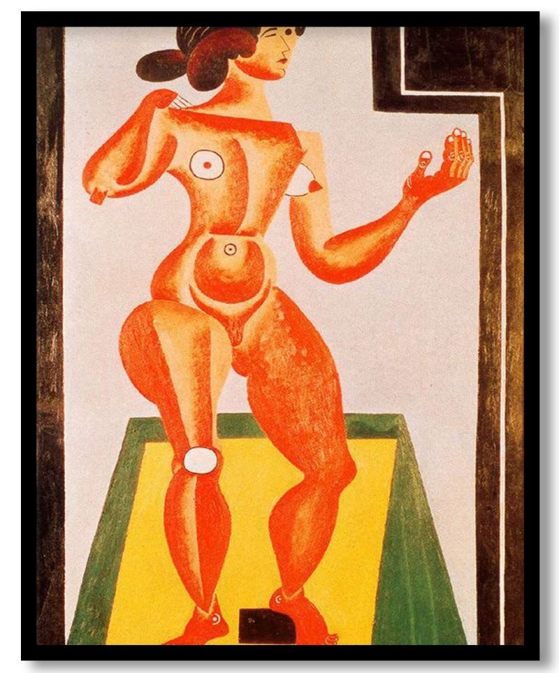 Standing Nude by Joan Miro (1921)