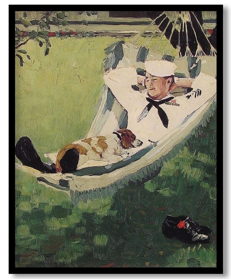 Study For Home On Leave by Norman Rockwell (1945)