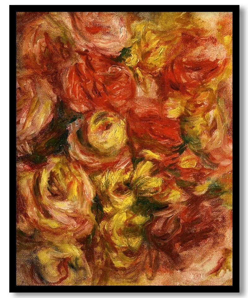 Study Of Flowers by Pierre-Auguste Renoir (1914)