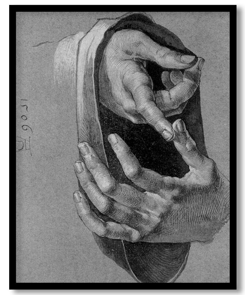 Study Of Hands by Albrecht Durer (1506)