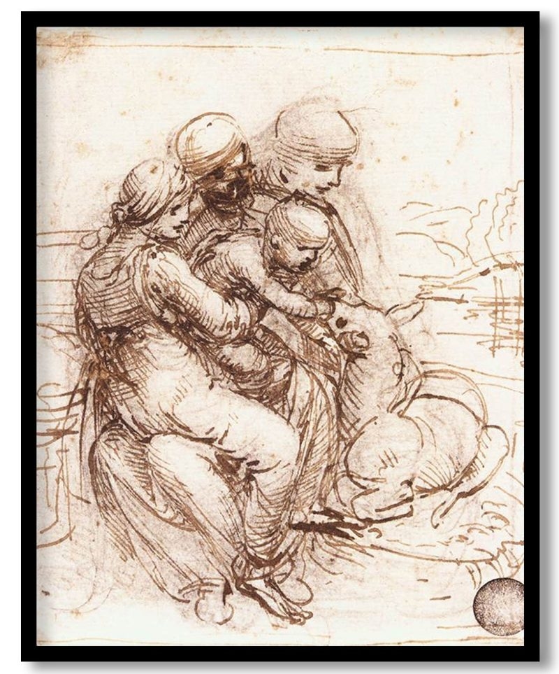 Virgin and Child with St. Anne by Leonardo da Vinci