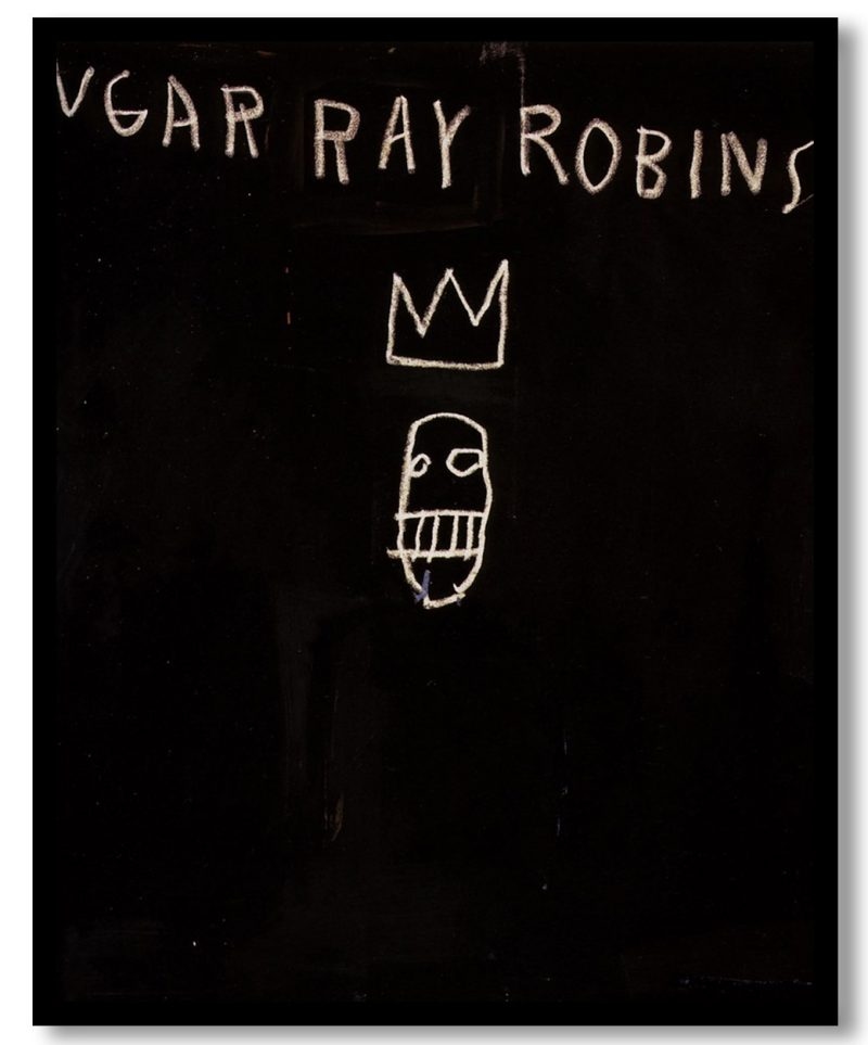 Sugar Ray Robinson by Jean-Michel Basquiat (1982)