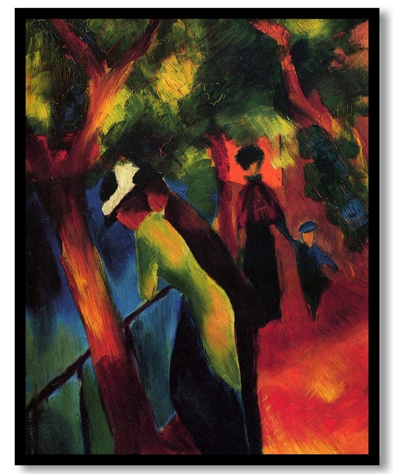 Sunny Way by August Macke (1913)