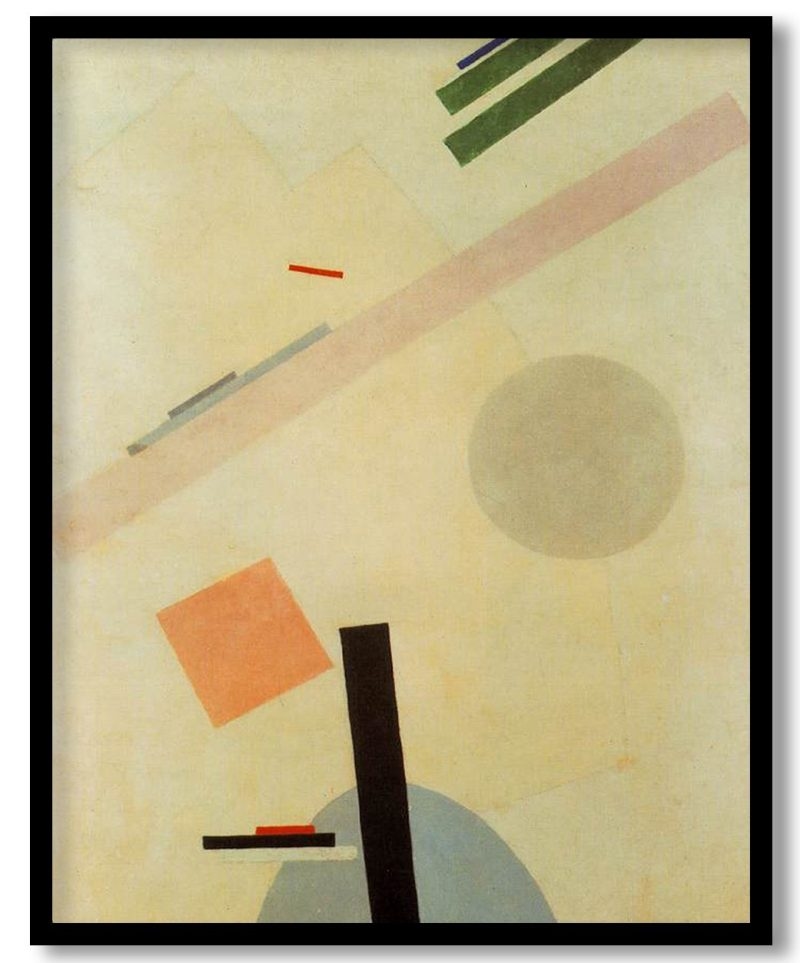 Suprematist Painting by Kazimir Malevich (1917)