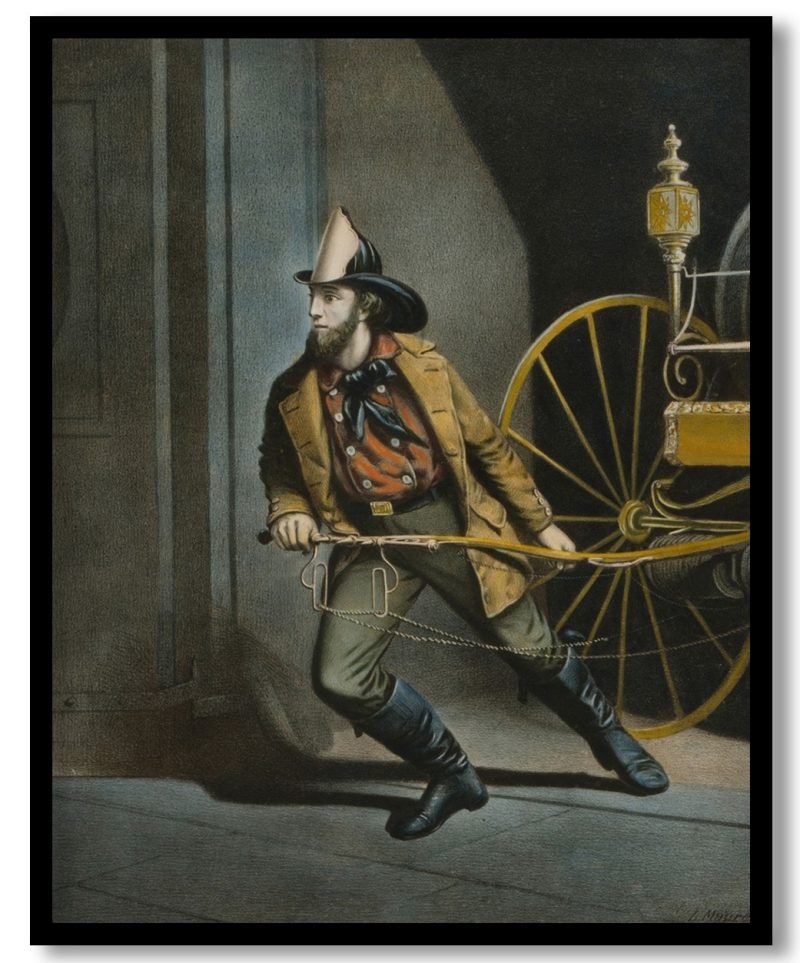 The American Fireman. Always Ready by Currier and Ives (Unknown)