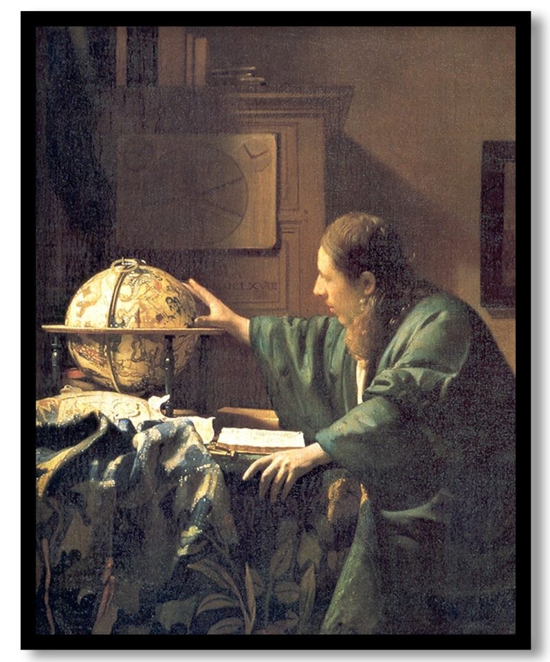 The Astronomer by Johannes Vermeer (1668)