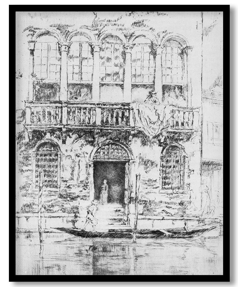 The Balcony by James McNeill Whistler (1879-1880)