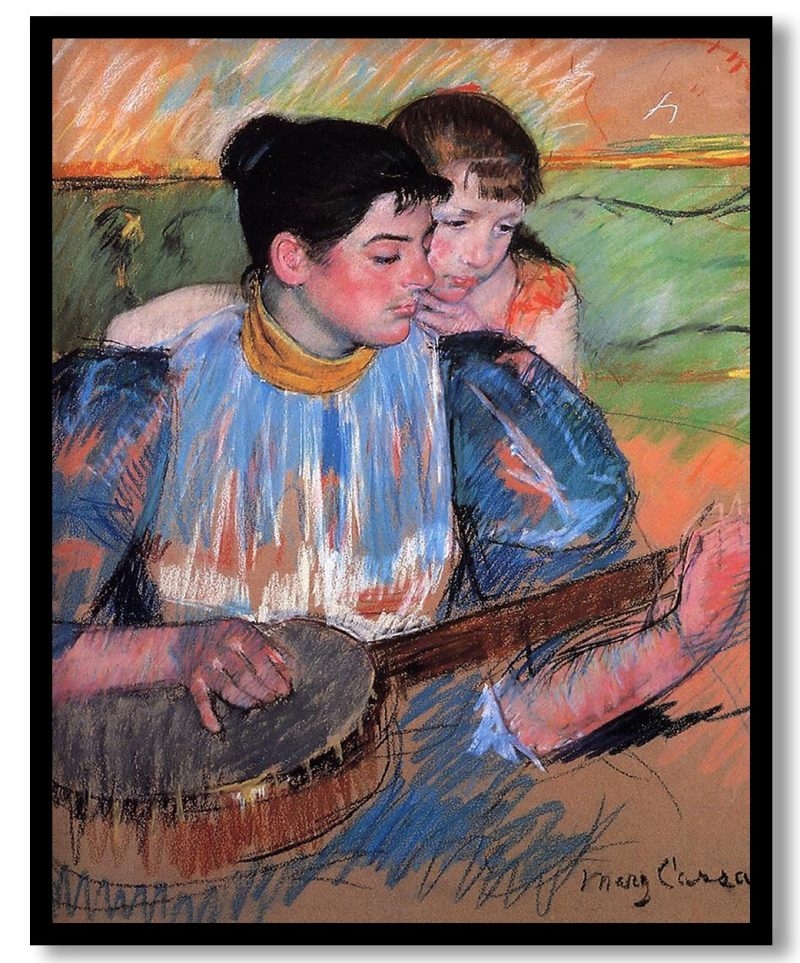 The Banjo Lesson by Mary Cassatt (1893-1894)