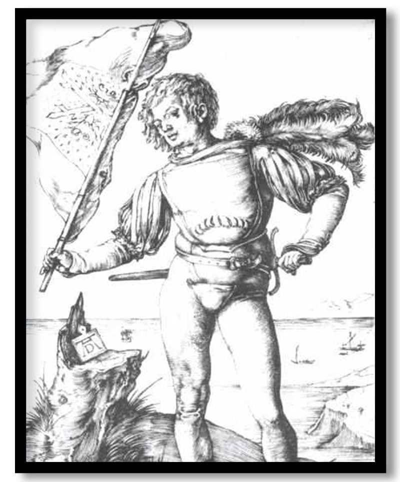 The Banner Swinger by Albrecht Durer (1500)