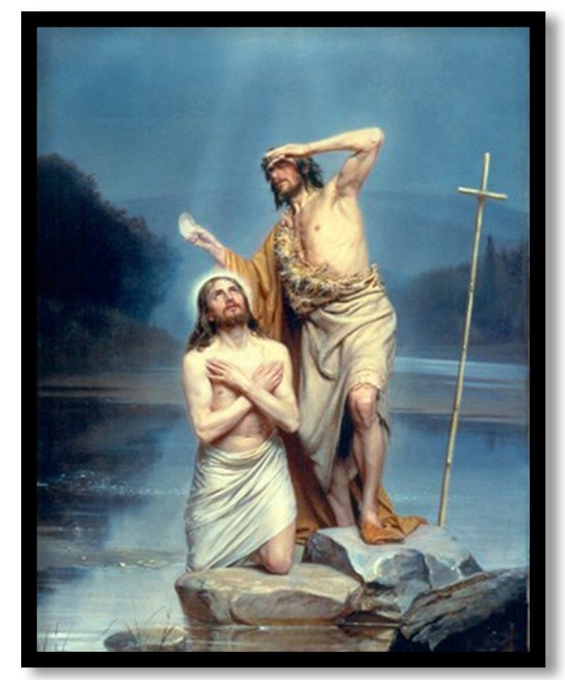 The Baptism Of Christ by Carl Bloch (Unknown)