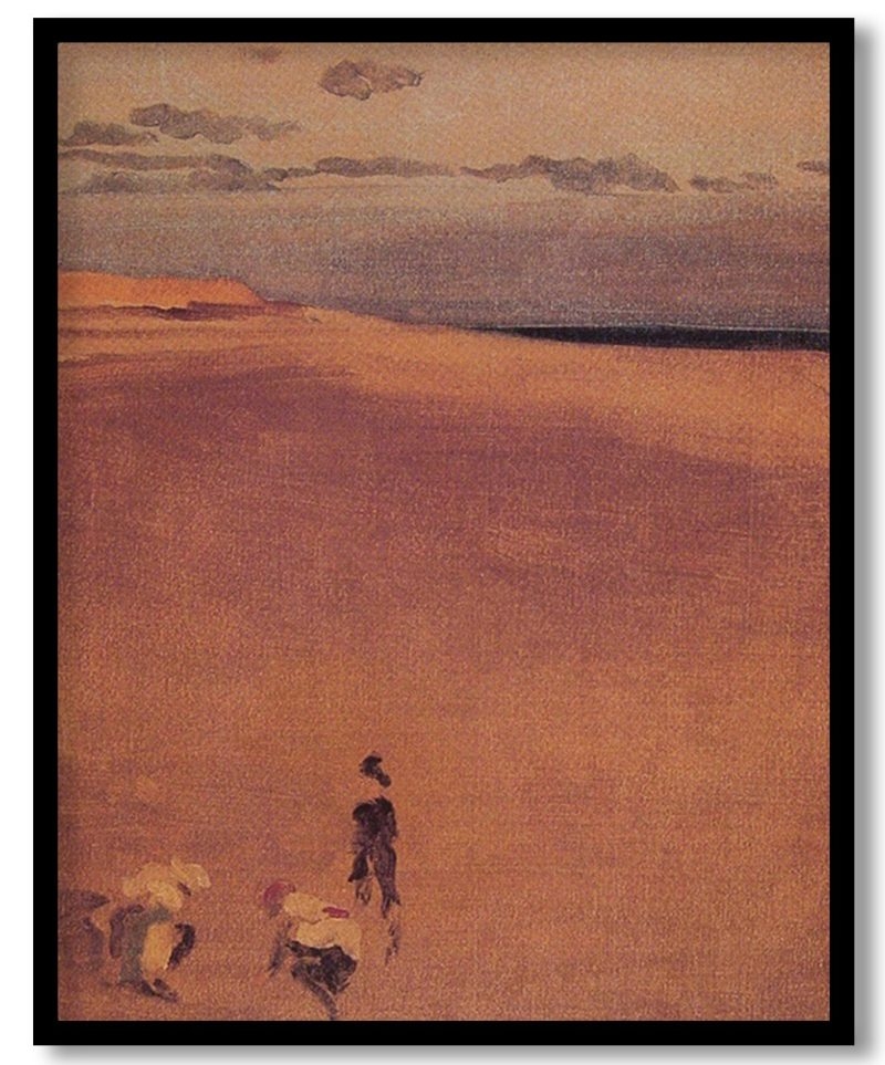 The Beach At Selsey Bill by James McNeill Whistler (1865)