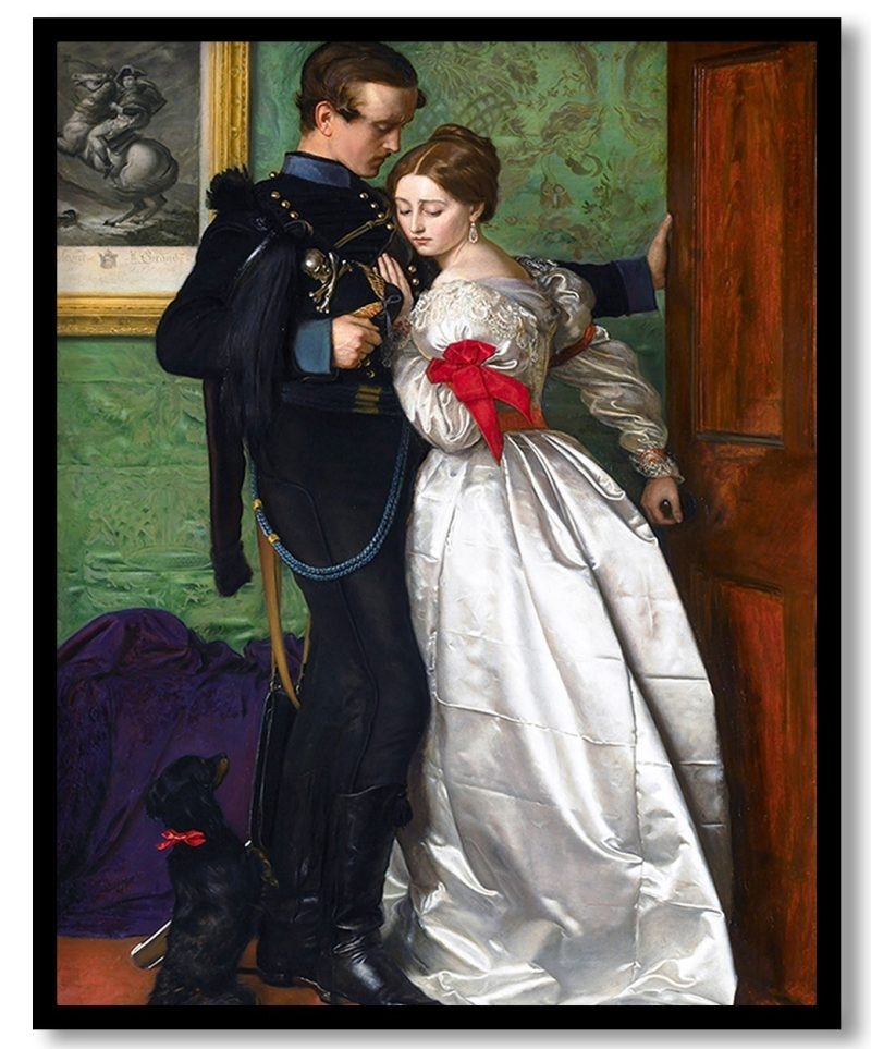 The Black Brunswicker by John Everett Millais (1860)