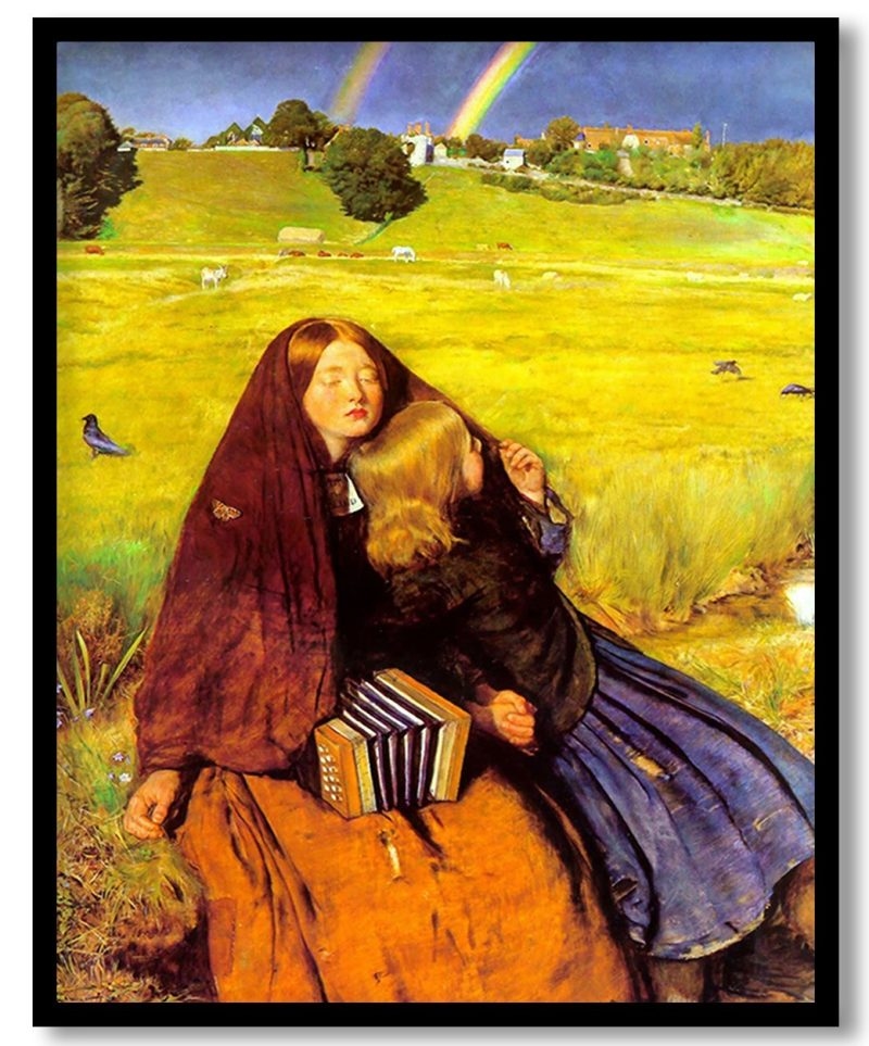 The Blind Girl by John Everett Millais (1854-1856)