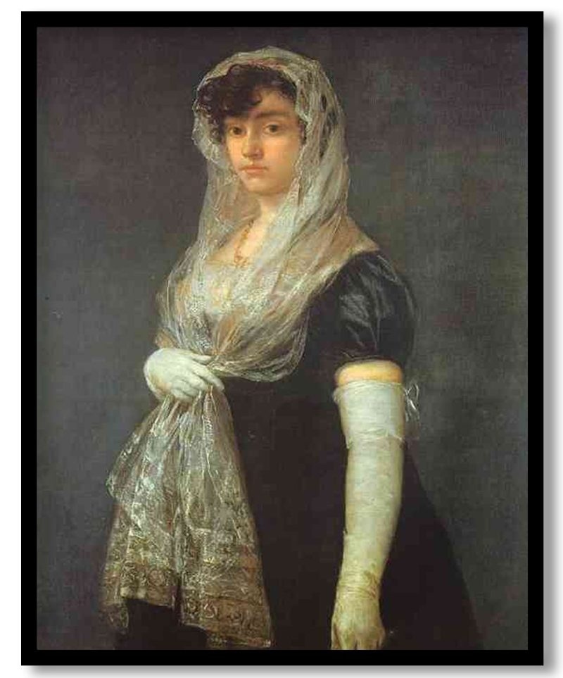 The Bookseller'S Wife by Francisco Goya (1805-1808)