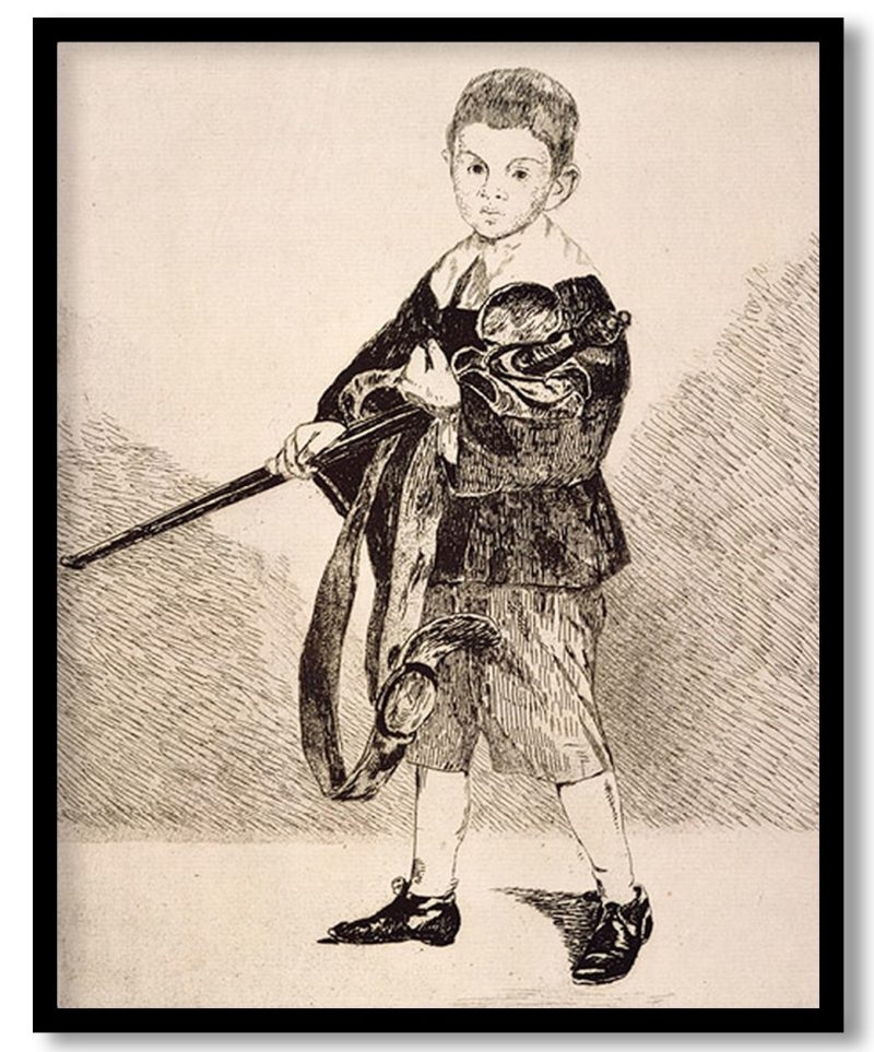 The Boy With A Sword by Edouard Manet (1862)