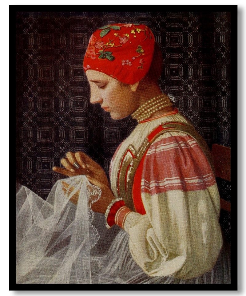 The Bridal Veil by Marianne Stokes (1909)