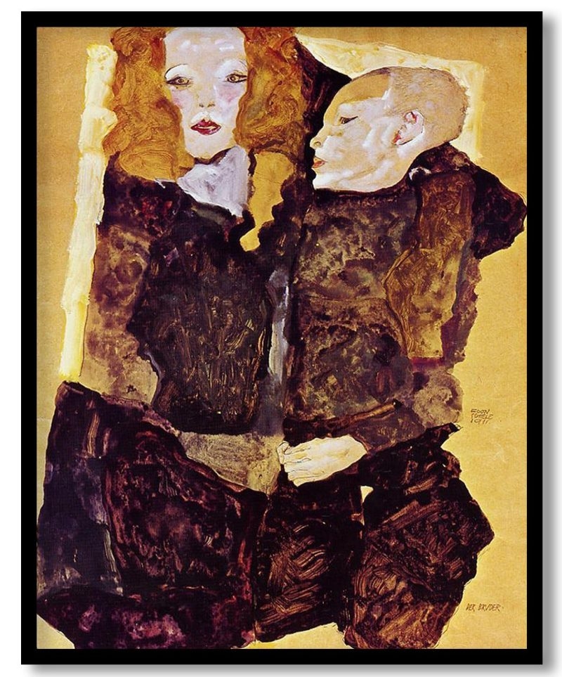 The Brother by Egon Schiele (1911)